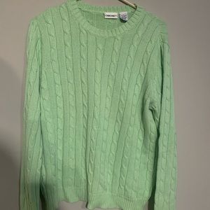 Cherokee Cableknit Crewneck Sweater